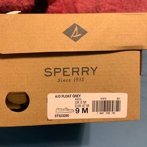 Grey and white Sperry Float